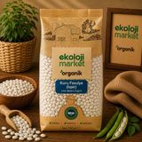 Organik Kuru Fasulye Şeker İspir 750 Gr.
