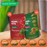 ORGANİK KURUTULMUŞ KARPUZ & KURUTULMUŞ KİVİ 10'LU PAKETİ - 1 Adet