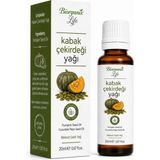 Organik Life %100 Saf Kabak Çekirdeği Yağı 20 ml - Besleyici Saç ve Sakal Bakım Yağı
