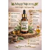 Organik Life Adaçayı Yağı – 20 ml – Uçucu Yağ – %100 Doğal – Saf – Aromaterapi