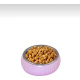 Organik Mikopet Seramik Kedi Köpek Mama ve Su Kabı, Pembe Renkli, Sağlıklı ve Şık Tasarım - Seçenek 1