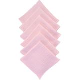 Organik Pamuk Bürümcük 25X25CM Bebek Ağız Mendili Çok Amaçlı 6'lı Bebek Mendil Ter Bezi