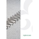 ORGANİK PAMUK JÜT KİLİM (OVAL) Gri 150 x 80
