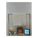 Organik Pamuk Saf Beyaz: Pure Elegance 4 Kat Müslin Bebek Battaniyesi 120×120