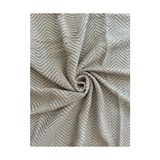Organik Pamuklu Kaymaz Koltuk Örtüsü Desenli 200X230 cm Kanepe Çekyat Buldan Bezi Bej - 0,10 kg
