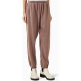 Organik Pamuklu Sweatpants - Mor - Esnek Bel, Yan Cepler ile Rahat Tasarım - XS