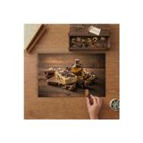 Organik Sabun ve Sabun Yağı Tasarımı 240 Parça Ahşap Puzzle Ahşap Kutuda MP07653