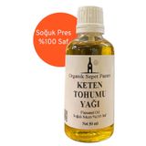 Organik Sepet Pazarı Keten Tohumu Yağı (soğuk Pres) 50 Ml