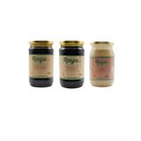 Organik Tahin 340 g, Dut Pekmezi 300 g, Üzüm Pekmezi 380 g Set RYOTHNDTPKMUZMPKMZ