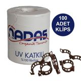 ORGANİK TARIM İPİ VE BİTKİ KLİPSİ TOPRAKSIZ TARIM İPİ 100 ADET HER BİTKİYLE UYUMLU BİTKİ KLİPSİ FİDE FİDAN BAĞLAMA İPİ