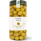 Organik Teyze Domat Kırma Yeşil Zeytin (161-180, 3XL) 1 kg