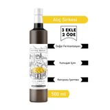 Organik Teyze Sevinç Teyze Doğal Fermantasyon Alıç Sirkesi 500ml - Katkısız, Çiğ İçimlik, Hawthorn Vinegar
