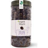 Organik Teyze Sevinç Teyze Yağlı Sele Siyah Zeytin 1 kg