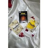 Organik Tütsü Seti Geri Akış Back Flow Şelale 3d Tütsü Doğal Kokulu Aum Om Audh