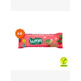 Organik Vegan Çilekli ve Fındıklı Yulaf Bar 6 Adet