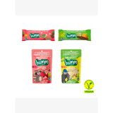 Organik Vegan Meyveli Küp & Yulaf Bar Atıştırmalık Paketi - 4 Adet (4 Çeşit)