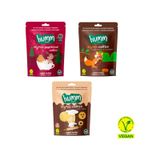 Organik Vegan Zencefilli Keçiboynuzlu Tahinli Kurabiyeler Atıştırmalık Paketi - 3 Adet 3 Çeşit 165 G