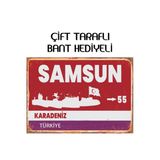 Organik Yolda Samsun Şehir Tabelası Kaliteli Basım 10X15 Cm