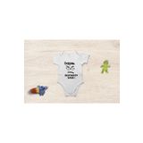 Organik%100 Pamuk Dayımı Aratmayın Bana Yazılı Bebek Body Dayı Bebek Badi Çıtçıtlı Zıbın, 6 Ay