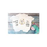 Organik%100 Pamuk Teyze 3'lü Bebek Body Set Beyaz Bebek Badi Çıtçıtlı Zıbın Üçlü, 9 Ay
