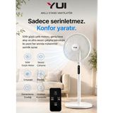 Organix Home Vantilatör F60 Beyaz 16 Inç 50W 8 Kademe 5 Pervane Döner Başlıklı Uzak Kumandalı Buz Gibi Serinlik