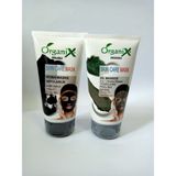Organix Yüz Maskesi 150ML X2 Kil Maske, Siyah Soyulabilir Maske