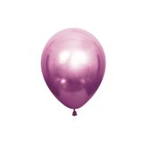 Organizasyon Pazarı 12 inç Pembe renk 25 li Krom-Mirror-Aynalı Dekorasyon Balonu