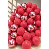 Organizasyon Pazarı 5 Krom Kırmızı & 5 Kırmızı Balon Seti 10’lu | Doğum Günü, Baby Shower, Parti Süsleme Balonları