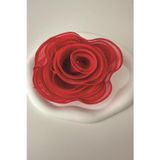 Organize Tül İğneli Gül Broş (Ölçü:15 cm)
