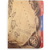 Organizer Ajanda Yedeği 4 Delikli A5 Kareli Blok Ivory Kağıt 15X21 Cm Standart Renk Ydk3