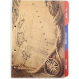 ORGANİZER AJANDA YEDEĞİ 4 DELİKLİ YDK2 TARİHSİZ ÇİZGİLİ 15X21 CM