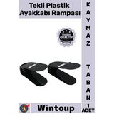 #Organizer Ayakkabı Düzenleme Dolap İçi Alan Tasarrufu Veren Plastik Tekli Ayakkabı Rampası Siyah