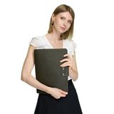 Organizer Evrak & Laptop & Tablet Çantası, Macbook Air Pro 13-14 İnç Uyumlu, Haki, S2073