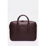 Organizer Laptop Evrak Çantası, Macbook 13" & 14" Inç Uyumlu, Kahve, S2054 - Tek Beden