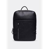 Organizer Premium Deri Sırt Laptop Çantası Unisex Crazy Black