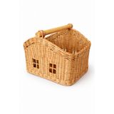 Organizer Rattan TINY HOUSE Sepet 25 * 25 * 35 cm | El Yapımı Doğal Organizer&Dolapiçi Sepet