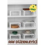 Organizers 6'lı Dolap İçi Raf Düzenleyici