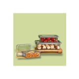 ORGANİZERS FRESH&CLINK SAKLAMA KABI GREY SET(0,80LT-1,5LT-3LT)