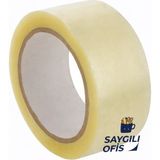 Organizers Saygılı Ofis Şeffaf Koli Bandı 45 mm x 100 mt Yapışkanlı Kopmayan Bant Bandı Bantları ( 1 Adet ) - Şeffaaf