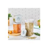 Organizers Tam Vakumlu Kilitli Sızdırmaz Şeffaf Saklama Kabı 3'lü Set 500ml-1100ml-1700ml