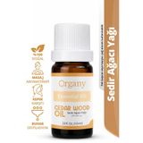 Organy Kepeği Önleyici Sedir Ağacı Yağı %100 Doğal Saç Derisi Bakım Yağı Cedarwood Essential Oil 10 ml