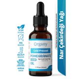 Organy Soğuk Sıkım Nar Çekirdeği Yağı %100 Doğal Olgun ve Kuru Cilt Bakım Yağı Pomegranate Seed Oil 50 ml