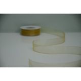 Organze Kurdele 2 CM(20MM) 25 Yrds( 23 M ) Tül Organze - Gold