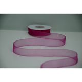 Organze Kurdele 2 CM(20MM) 25 Yrds( 23 M ) Tül Organze - Pembe