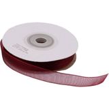 Organze Kurdele 20 MM 22 Metre Bordo