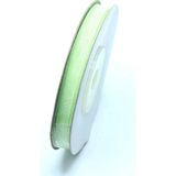 Organze Tül Kurdele 6 mm - Mint Yeşili