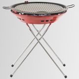 Orgaz GR-810/3 Çapraz Ayaklı Tüplü Dumansız Mangal Saç Grill - 001-Renkli