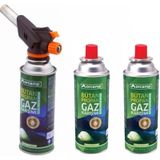 Orgaz Kamp Kartuş Tüp 227 Gr Çakmaklı Pürmüz Set 3Lü Orcamp