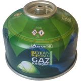 Orgaz KTS-230 Vidalı Kartuş Tüp 230 gr Bütan/Propan Gaz Karışımı Hafif Taşıma Özelliği