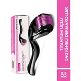 Orginx 540 İğneli Titanyum Uçlu Derma Roller 0,5 mm Cilt Yüz Vücut Yenileme Masaj Aleti